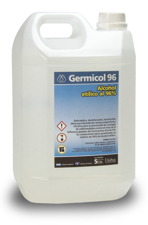 unitsa quimica tres de febrero bactericidas germicol 96