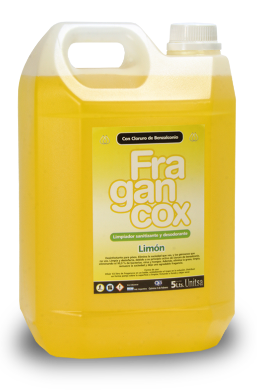unitsa quimica tres de febrero pisos fragancox limon